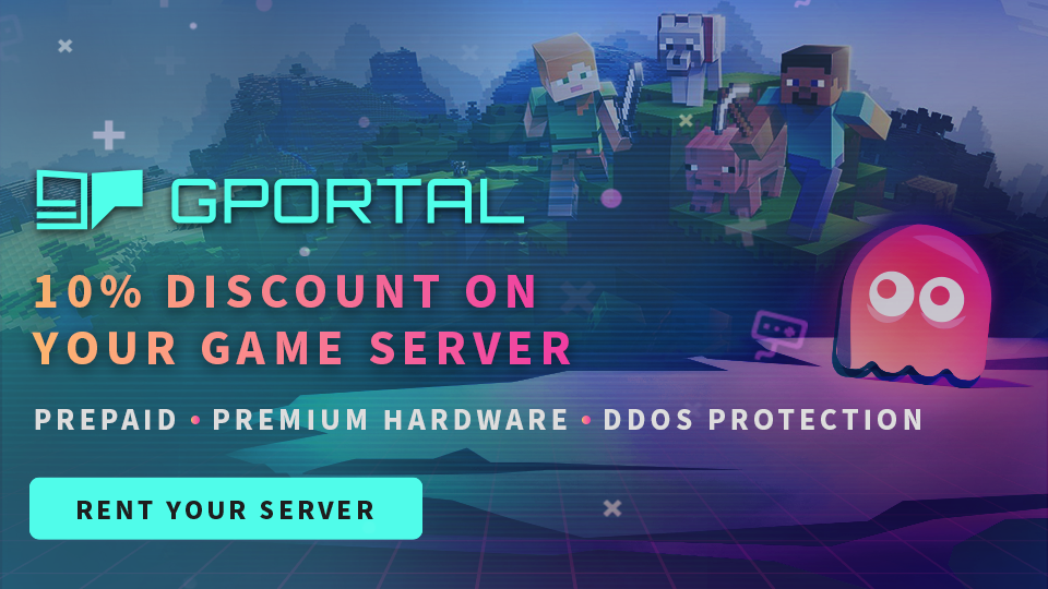 GPoral 5% discount on your gaming server.